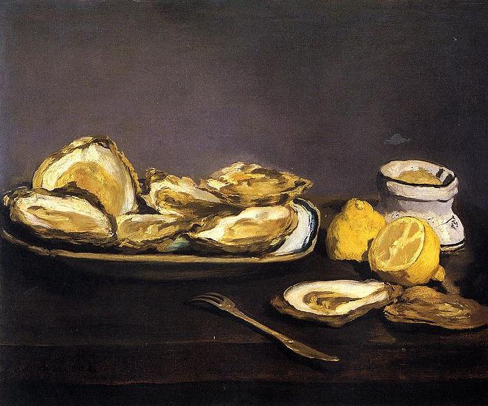 Edouard Manet Oysters oil painting image